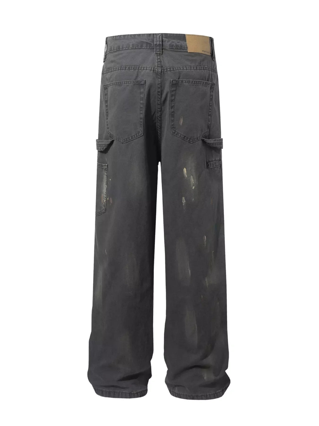 Men's Paint Splatter Wide Leg Pants