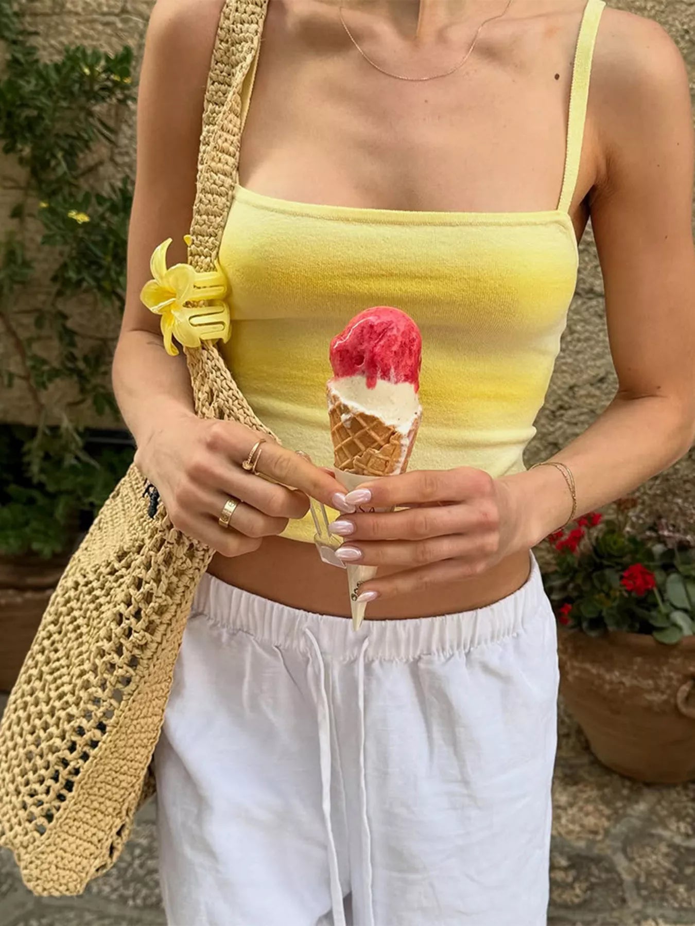 Gradient Adjustable Straps Cami