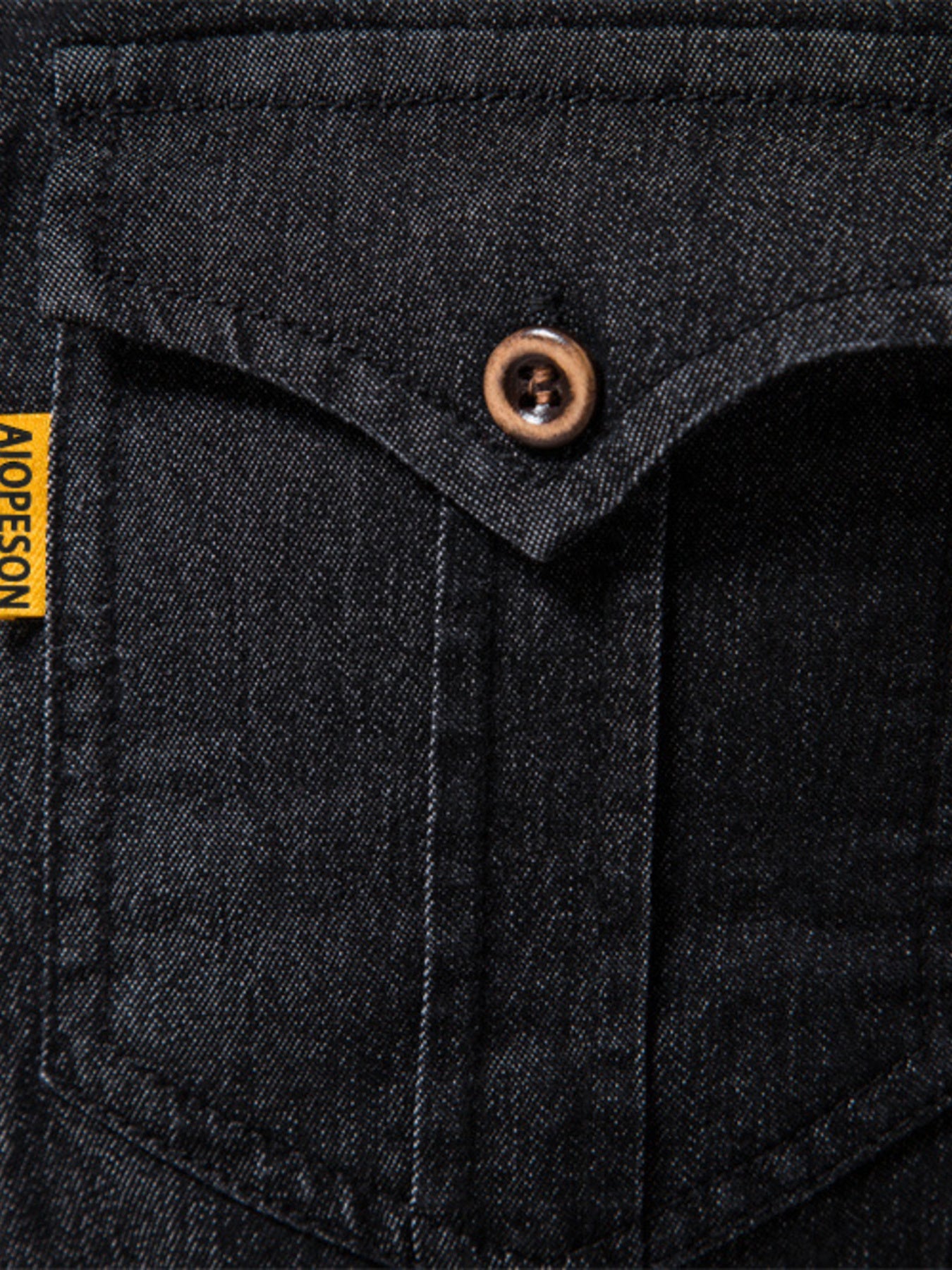 Men's Full Size Button Up Denim Shirt with Chest Pocket Plus Size