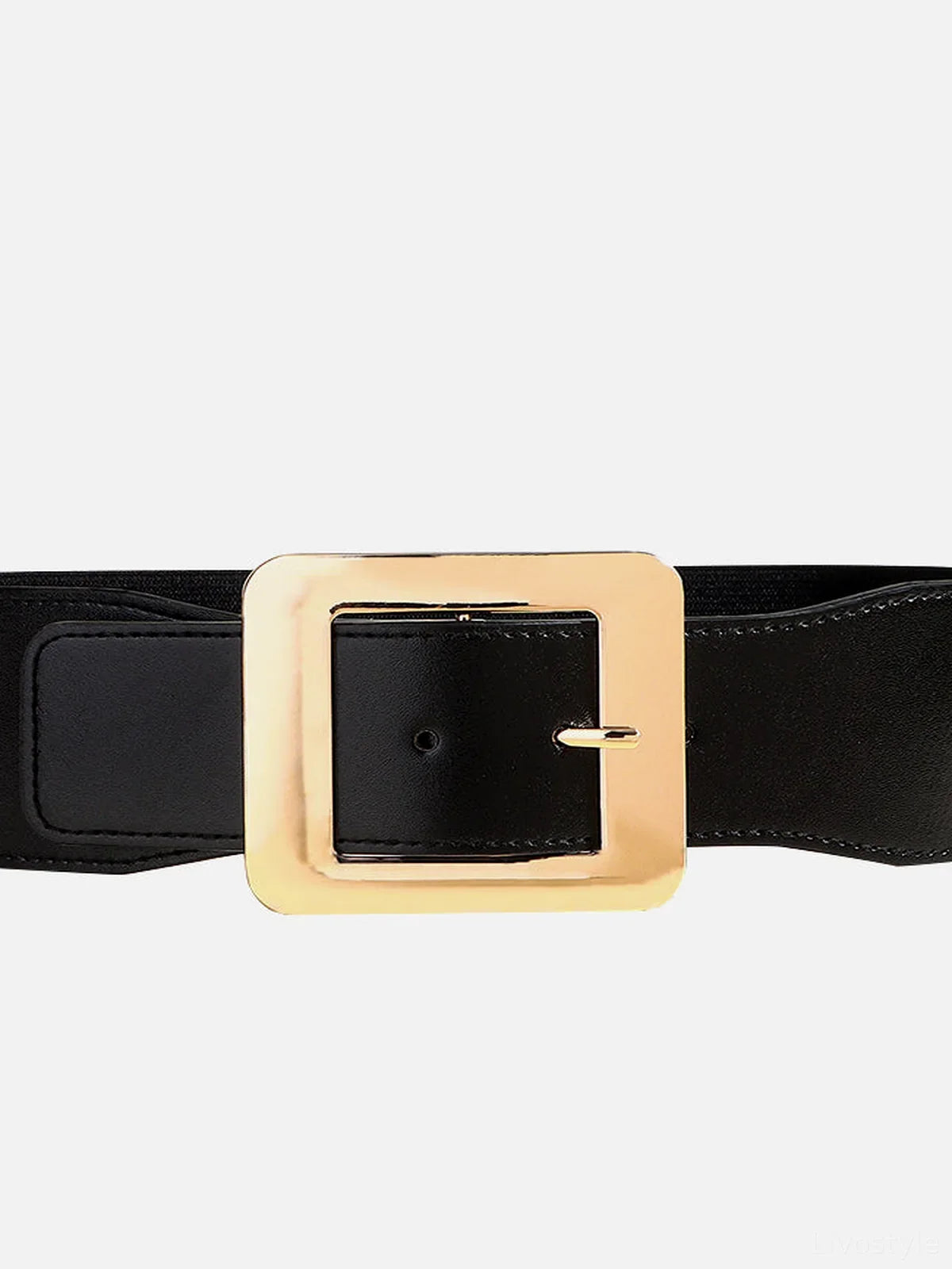 Alloy Buckle PU Leather Belt