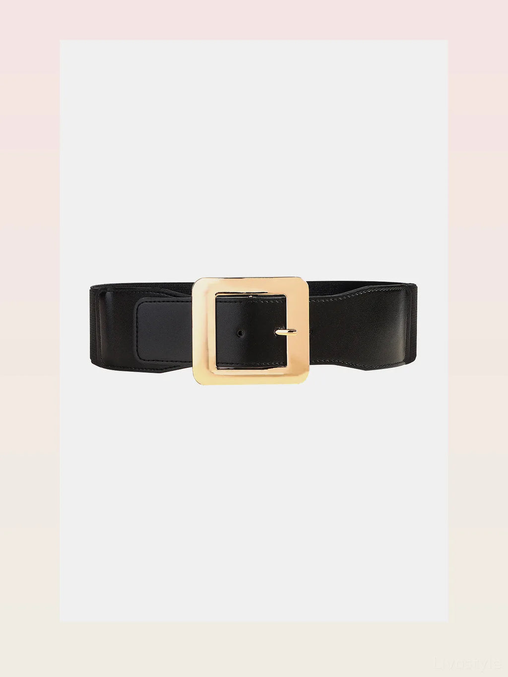 Alloy Buckle PU Leather Belt