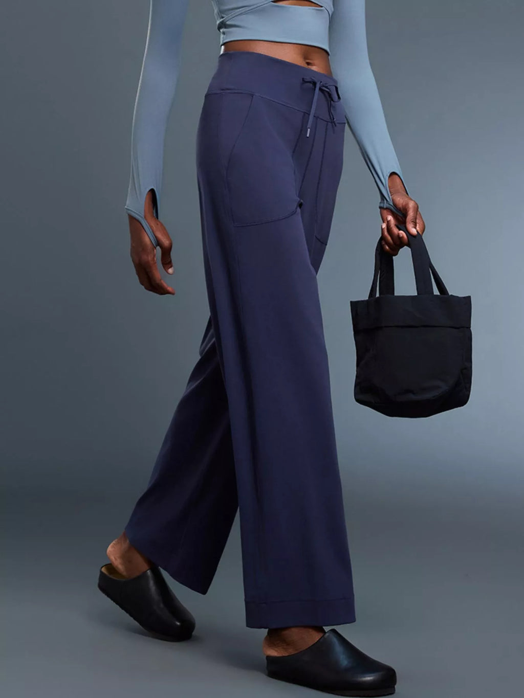 Relaxed Fit Drawstring Pants
