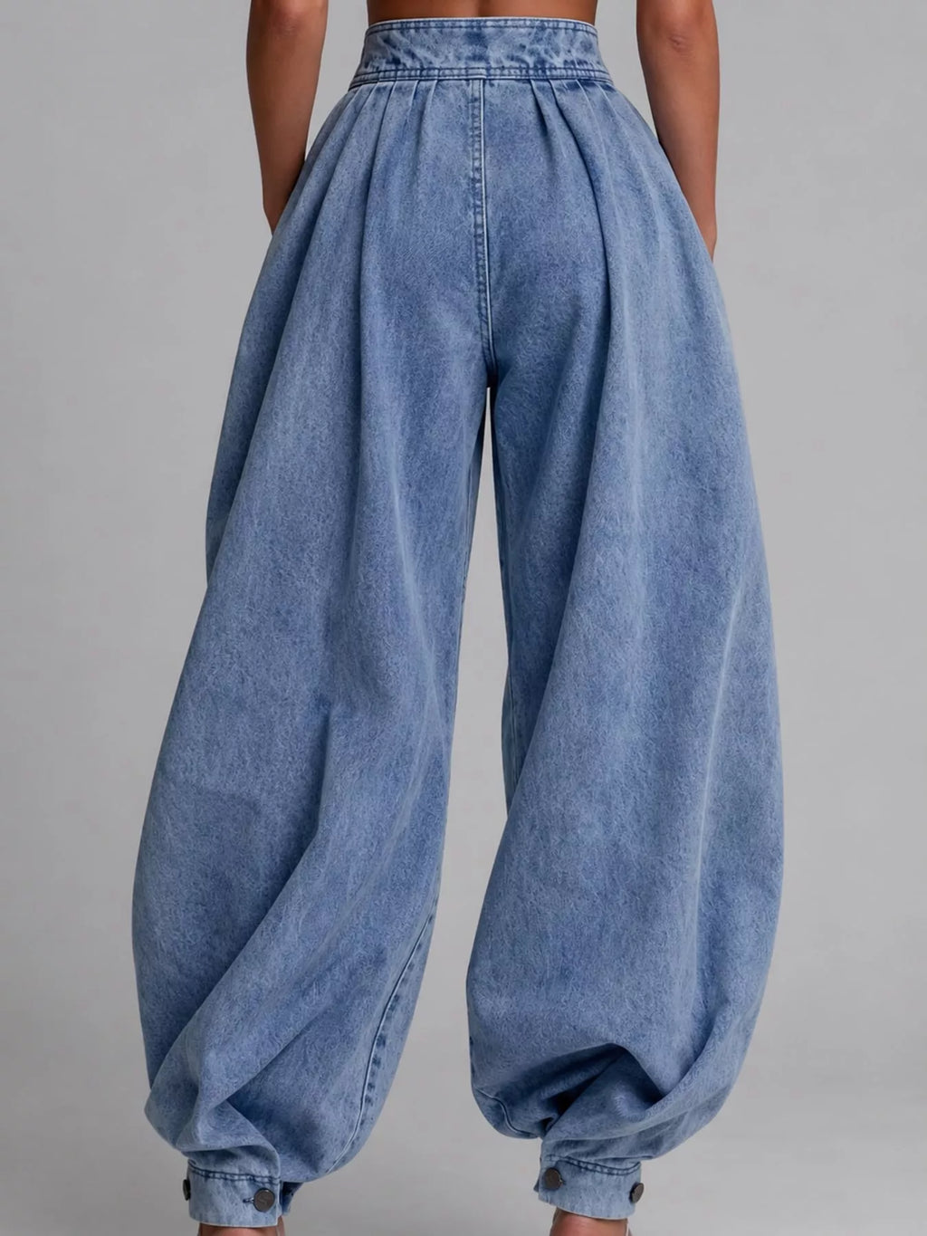 Full Size High-Waisted Balloon Leg Jeans Plus Size