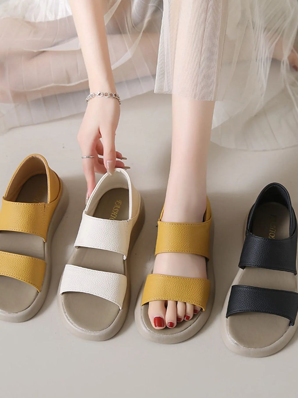 Open Toe Platform Sandals