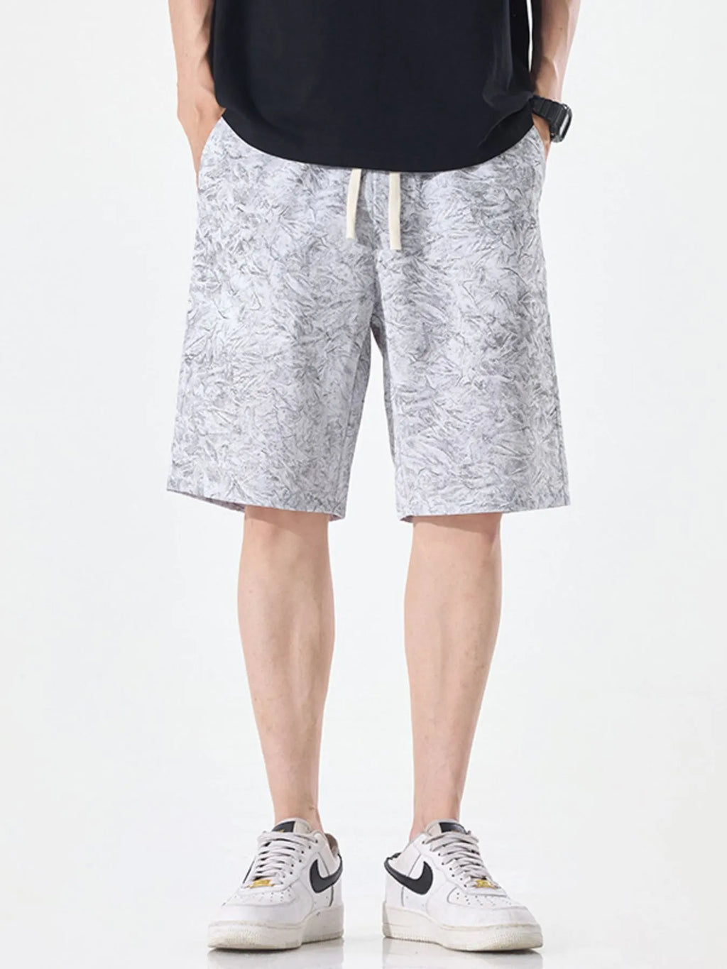 Men's Plus Size Drawstring Loose Fit Shorts