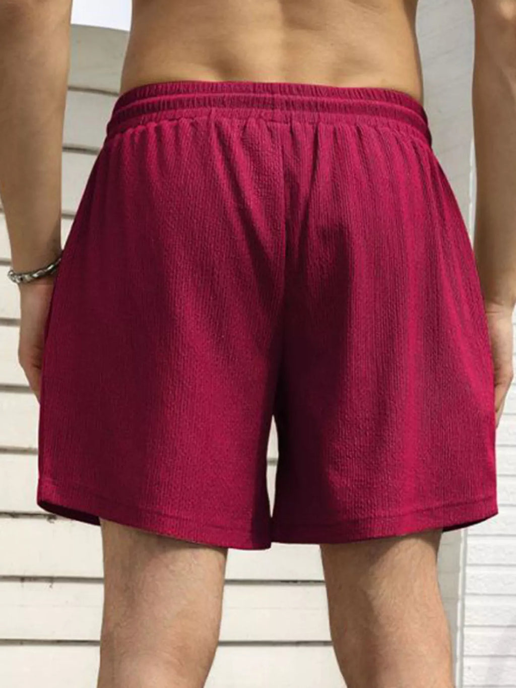 Men's Drawstring Shorts with Pockets