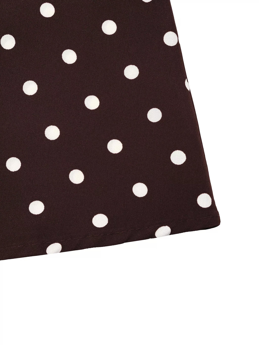 Polka Dot Long Sleeve Maxi Dress