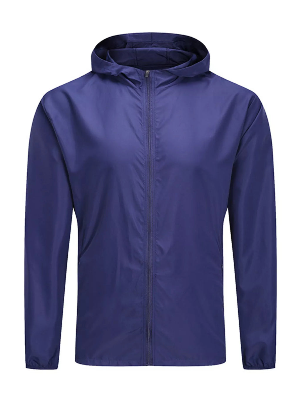 Men's Plus Size Zip Up Long Sleeve Hooded Jacket