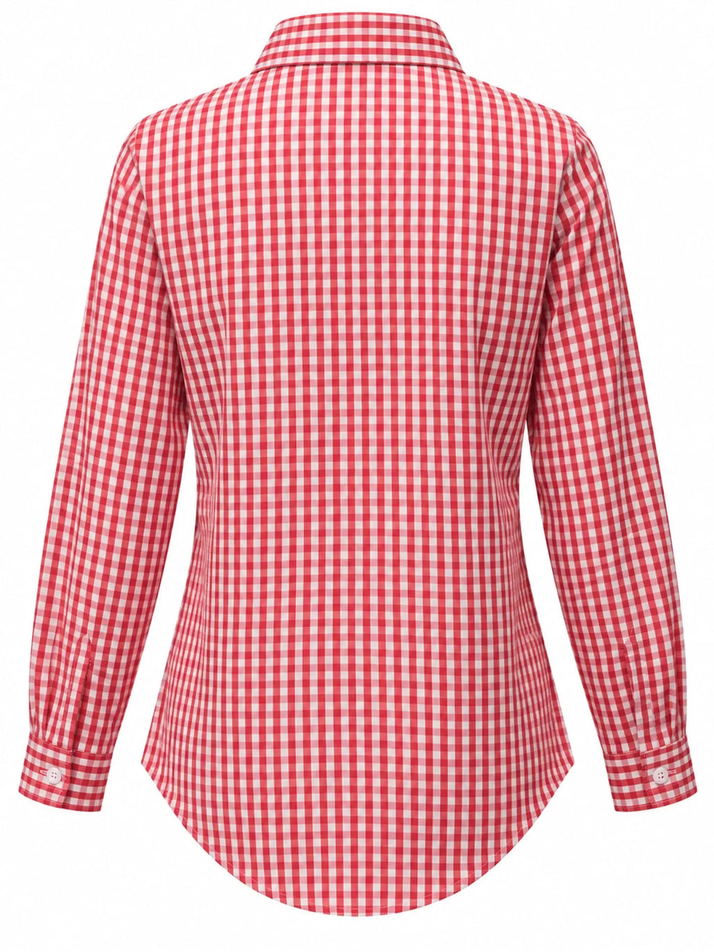 Plus Size Plaid Button-Down Long Sleeve Shirt