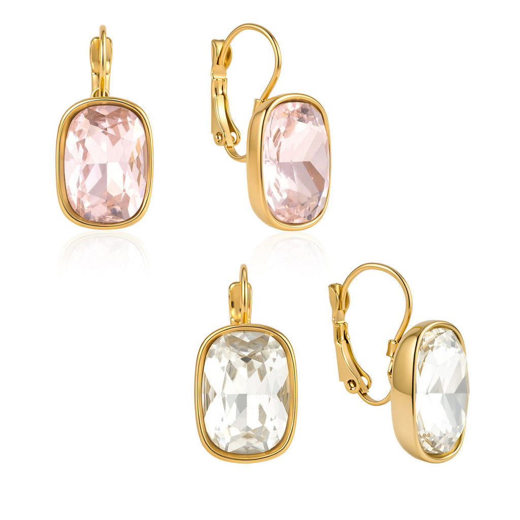 Color Gemstone Huggie Earrings Collection