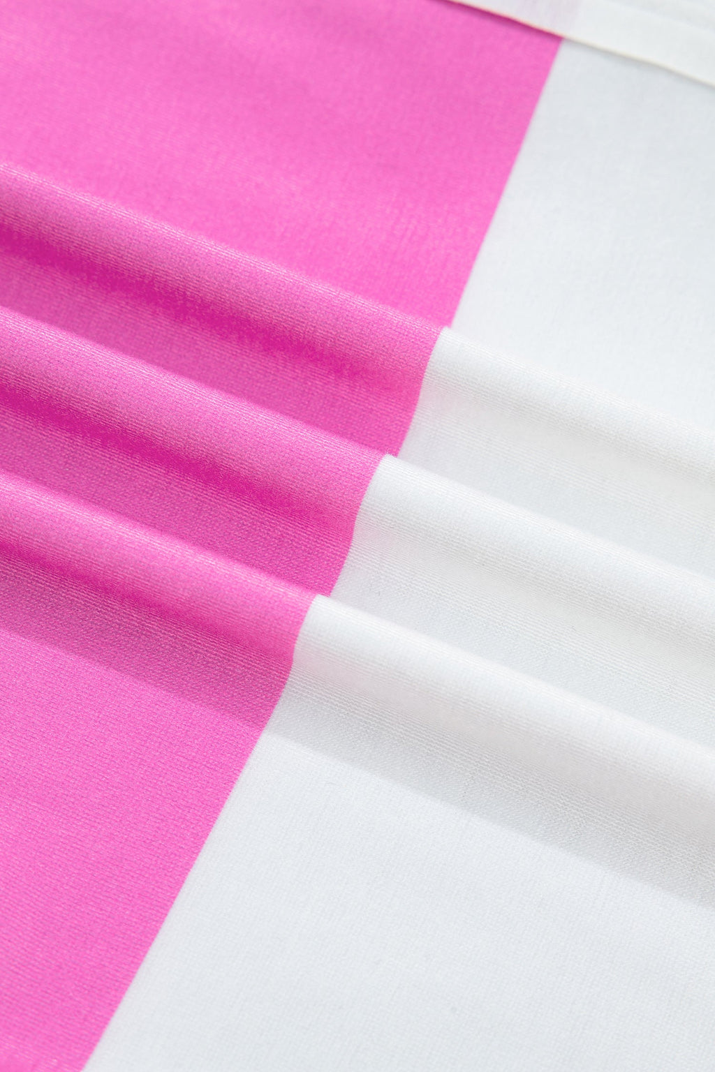 Rose Stripe Colorblock Trim Polo Tee Drawstring Mini Skort 2pcs Set