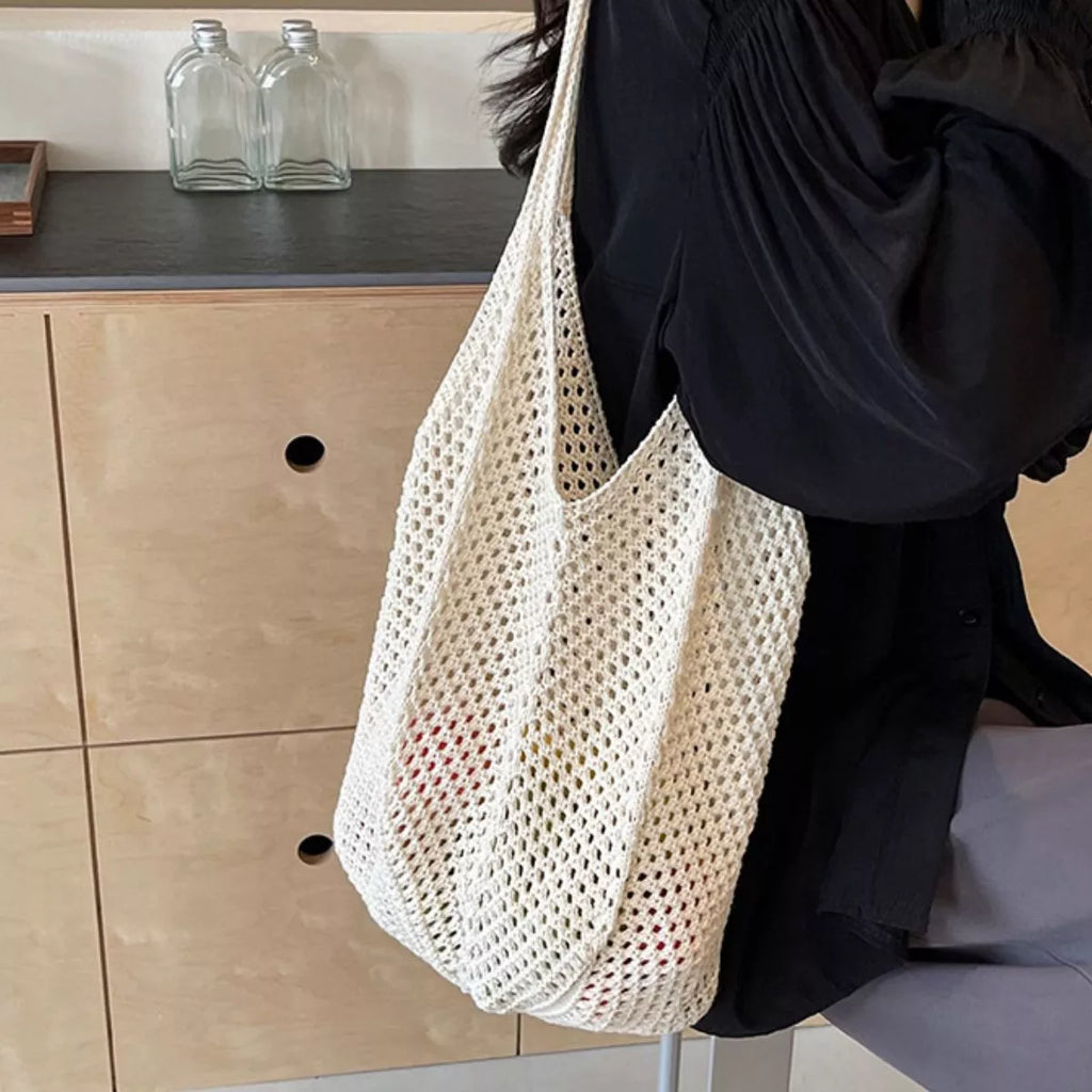 Crochet Knit Shoulder Bag
