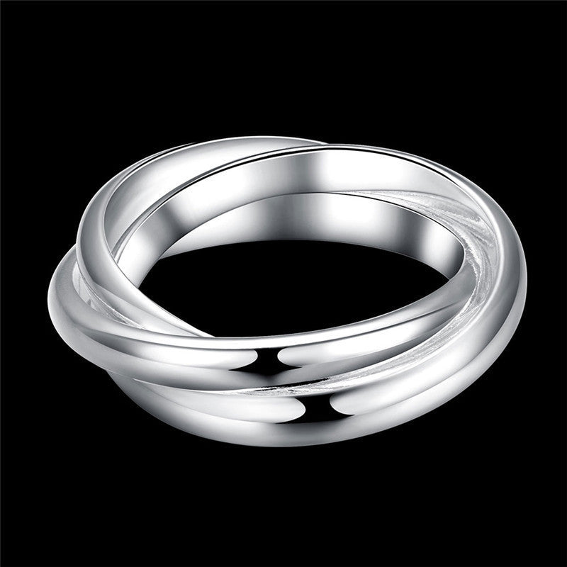 Creative Popular Glossy Three-ring Ring