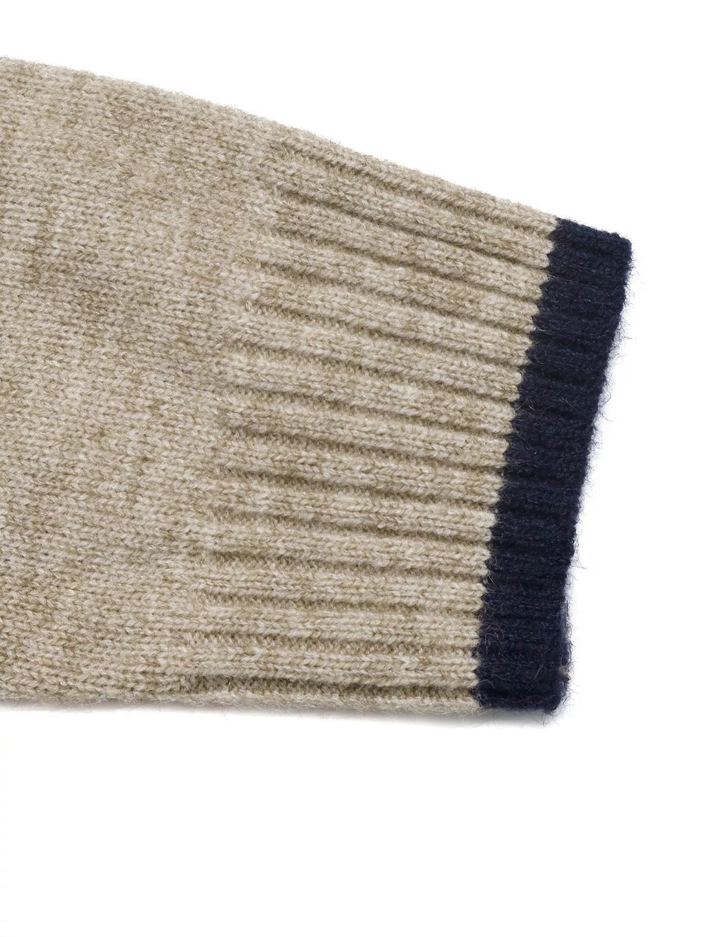 Cozy Mock Neck Sweater with Contrast Trim
