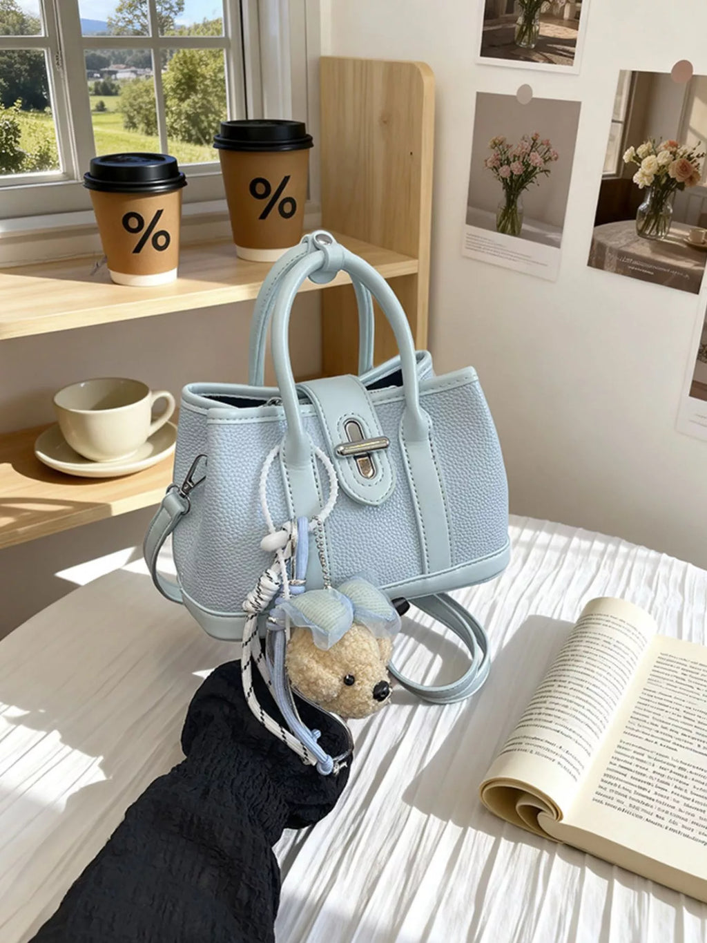 Top Handle Crossbody Bag