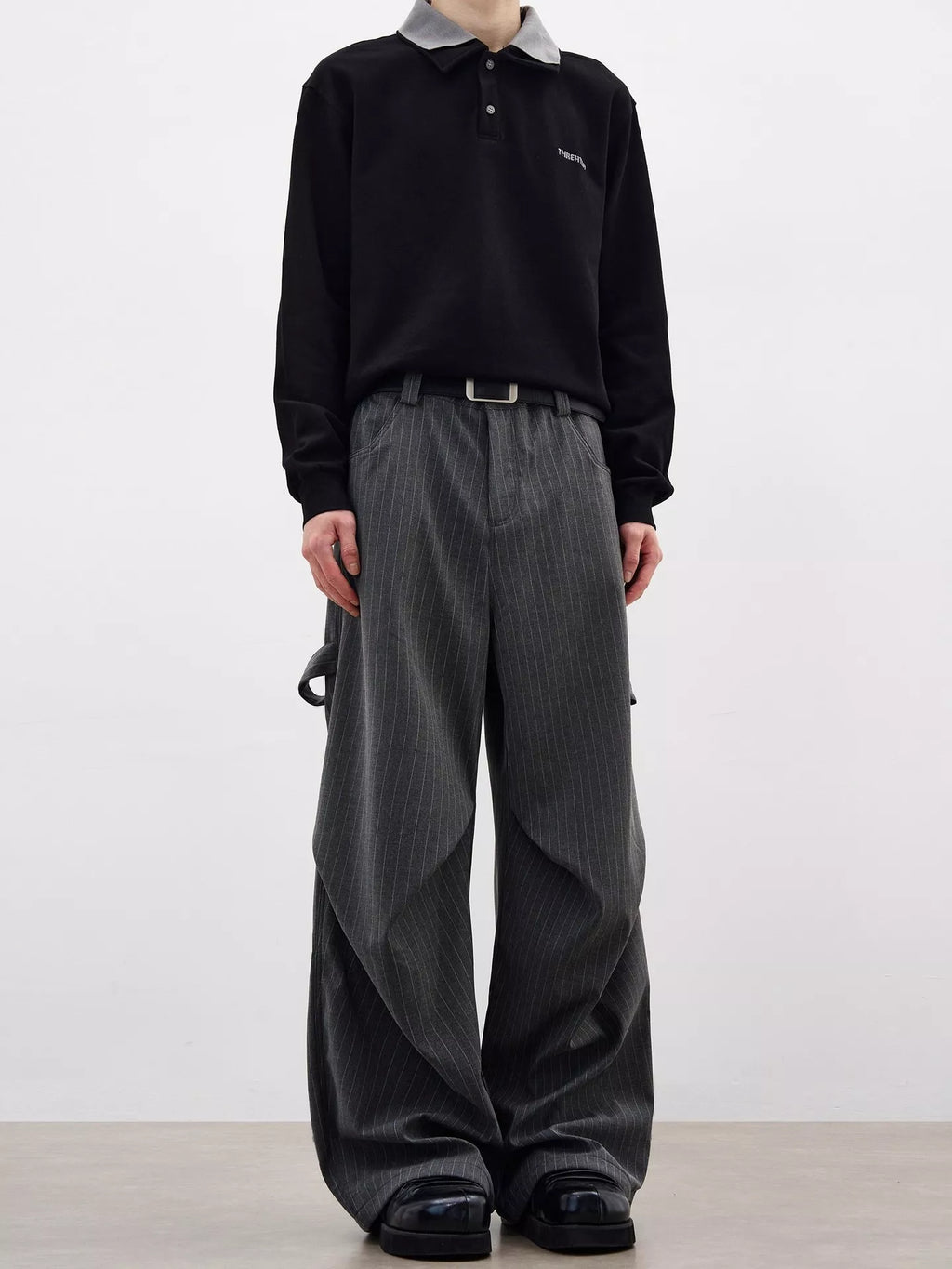 Men's Plus Size Wide Leg Pants