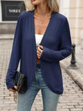 Open Front Long Sleeve Cardigan