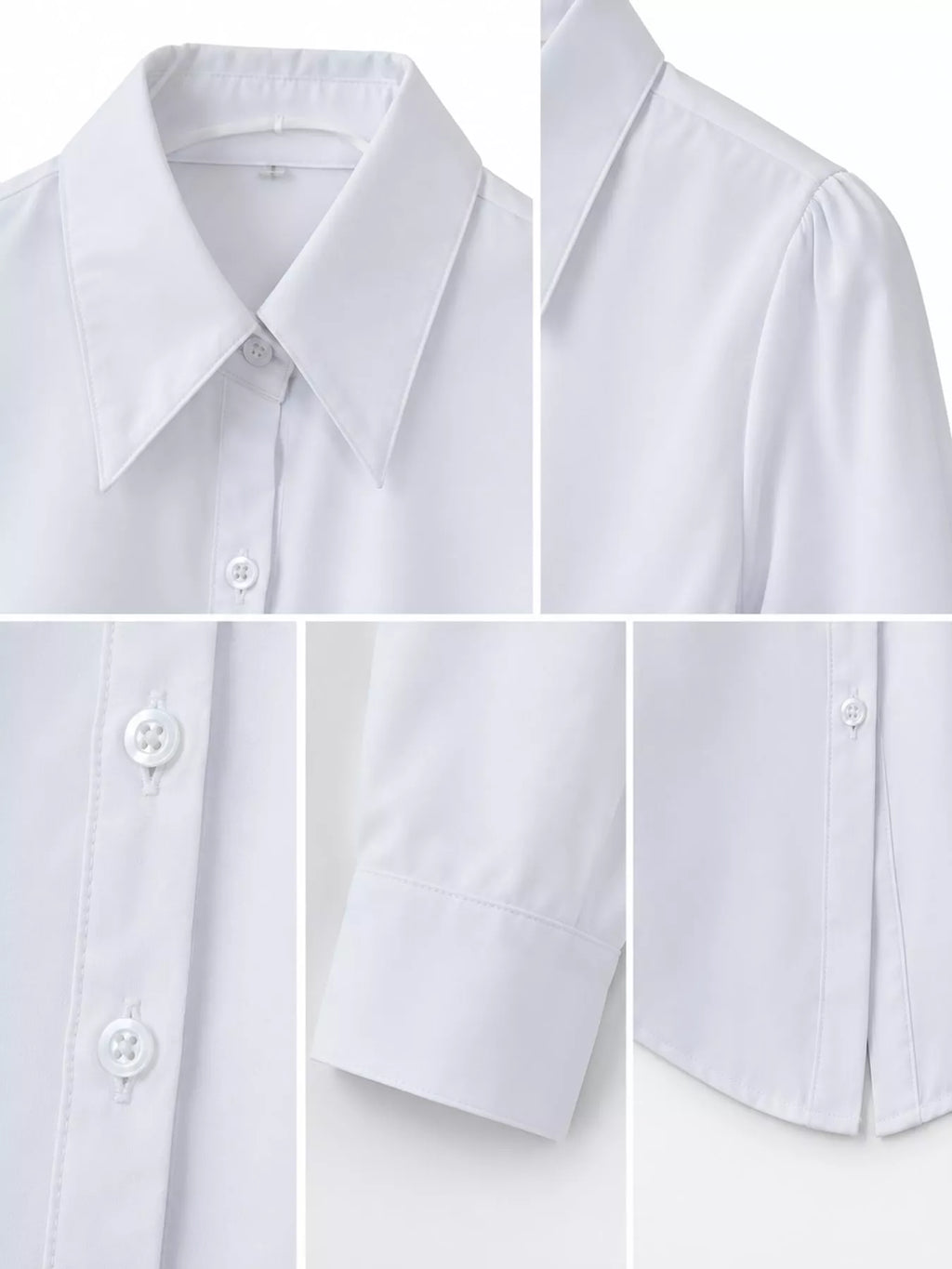 Full Size Classic Slim-Fit Button-Down Shirt Plus Size
