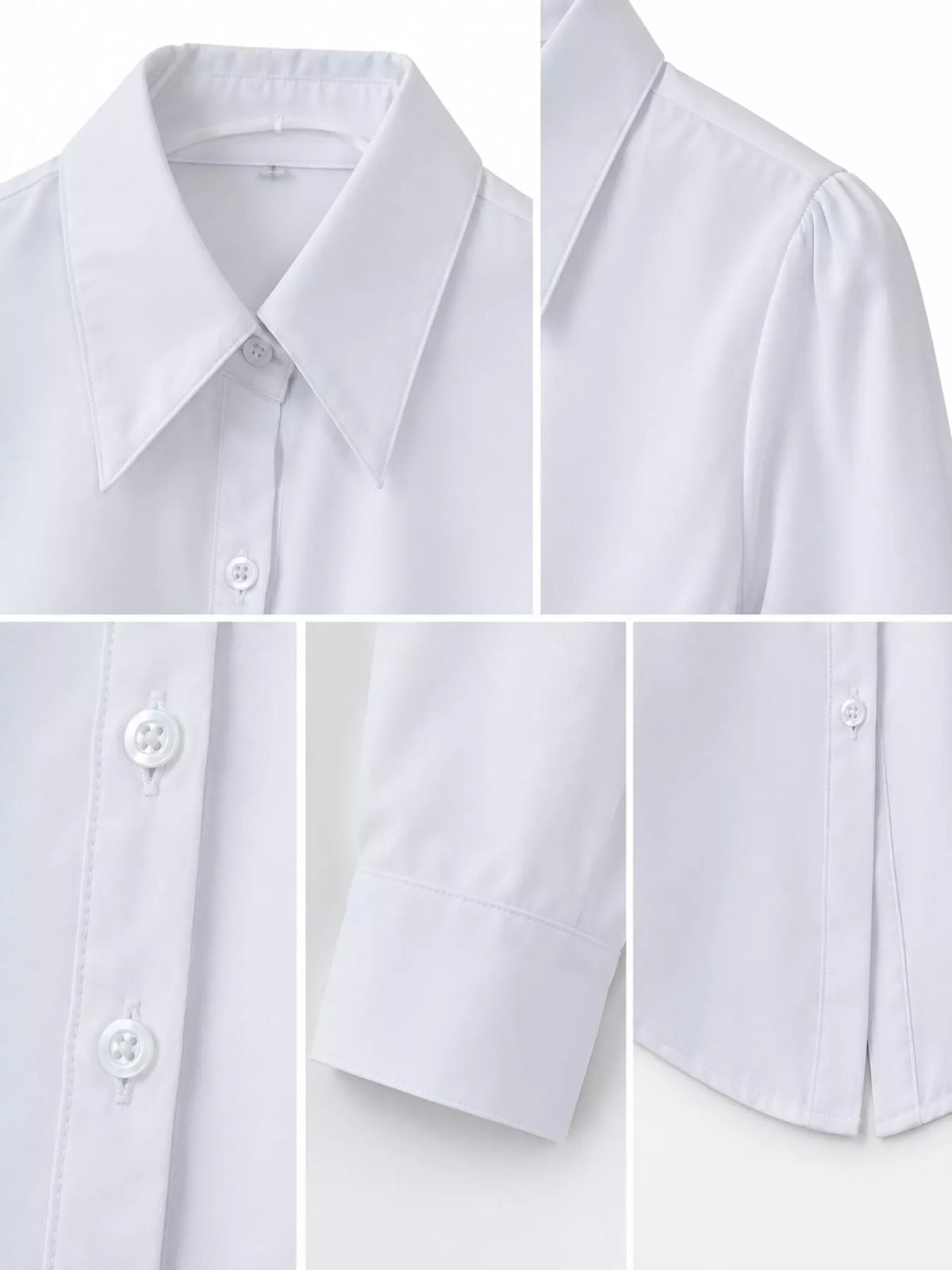 Full Size Classic Slim-Fit Button-Down Shirt Plus Size