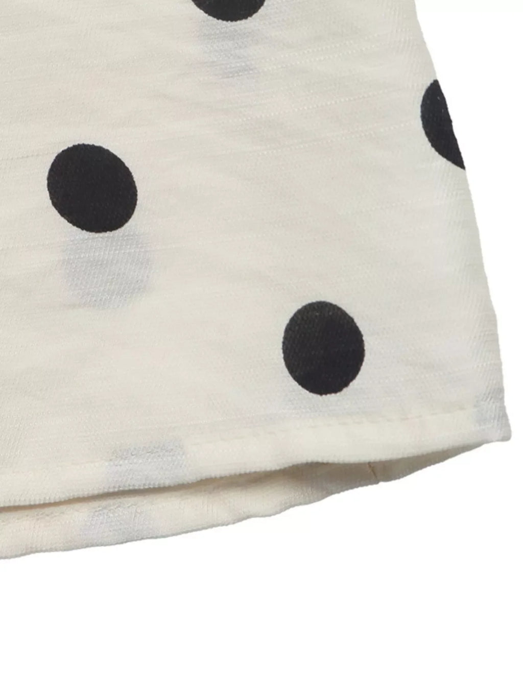 Polka Dot Button-Up Shirt