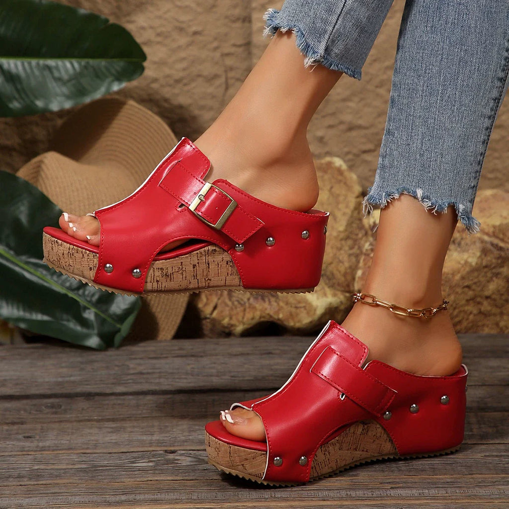 Open Toe Wedge Sandals