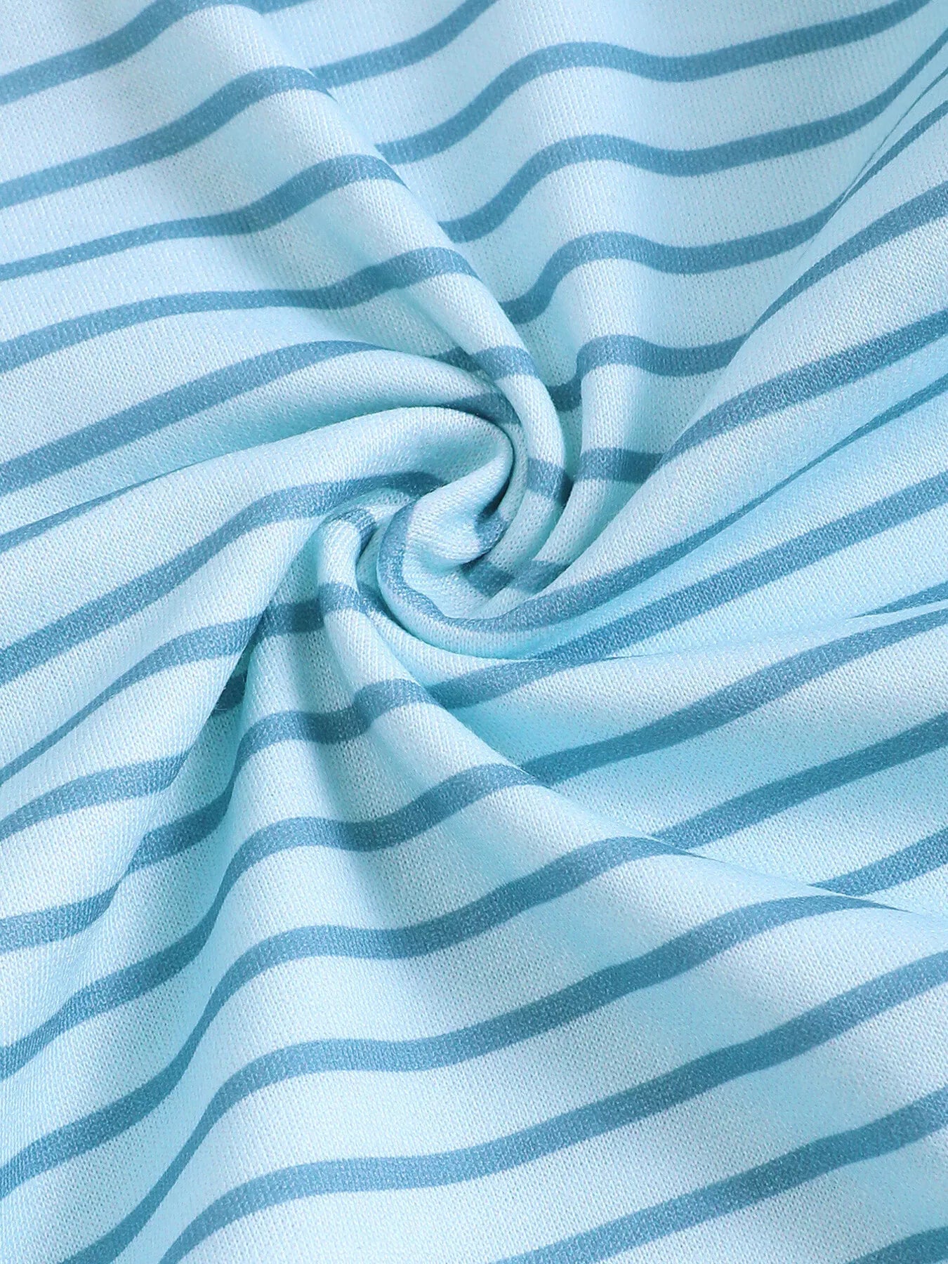 Children's Striped Long-Sleeve One-Piece