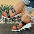 Casual Platform Strappy Wedge Sandals