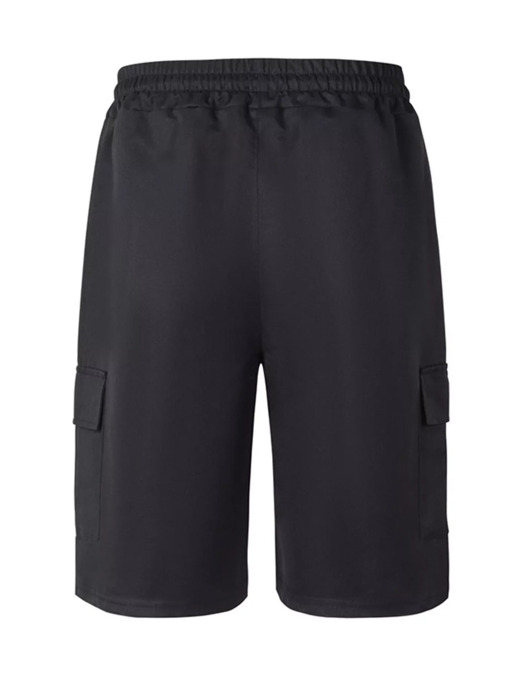 Men's Full Size Cargo Shorts with Drawstring Plus Size