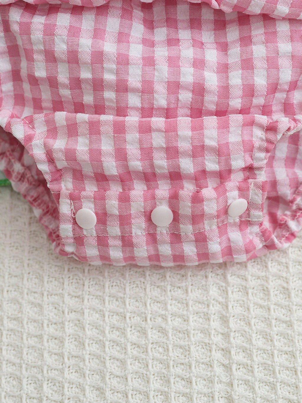 Children's Watermelon Gingham Smocked Dress
