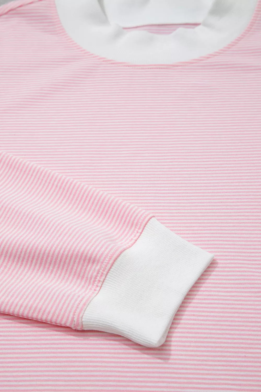 Striped Long Sleeve Top and Pants Set