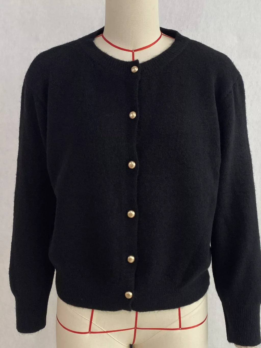Classic Button-Down Knit Cardigan