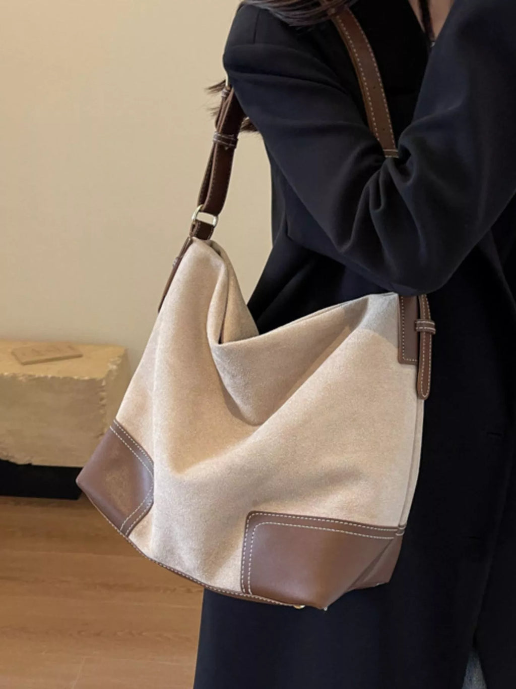 Color Block Shoulder Bag