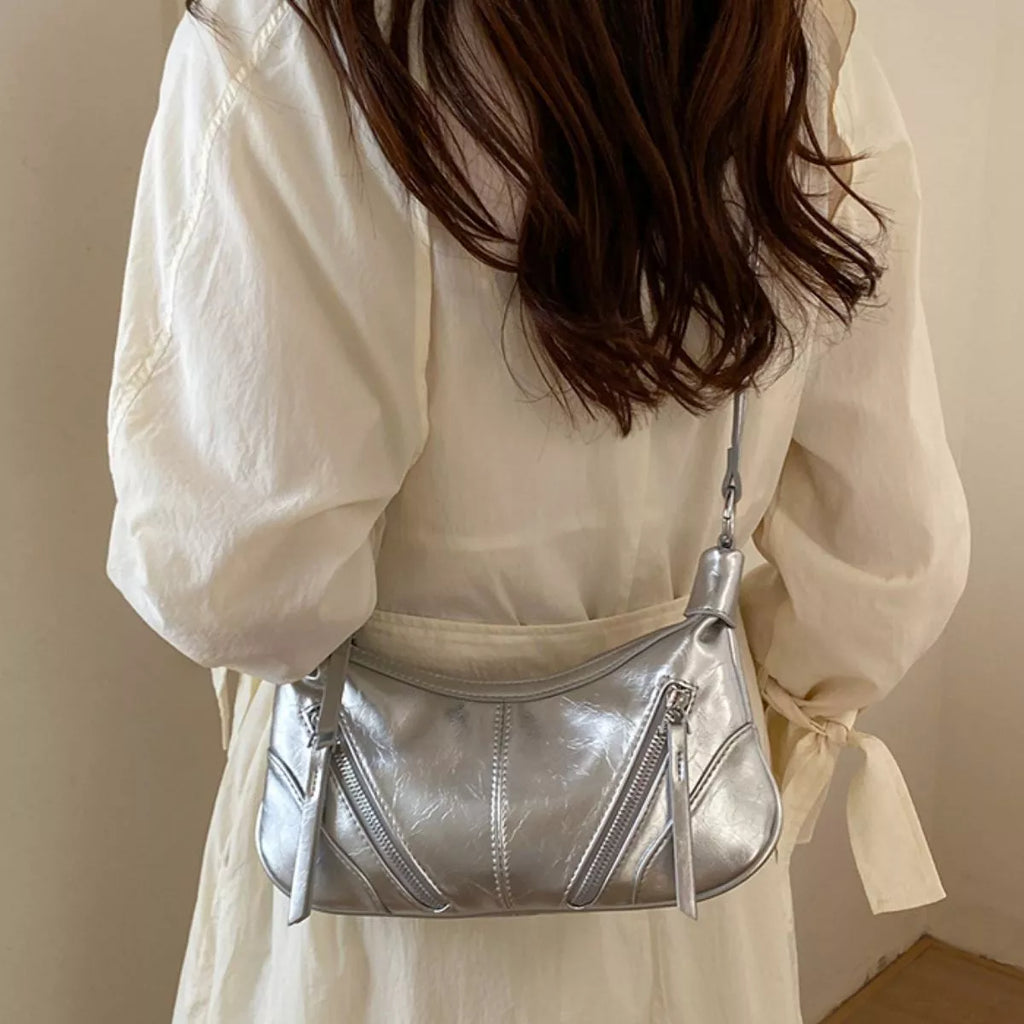 Zipper Shoulder Bag