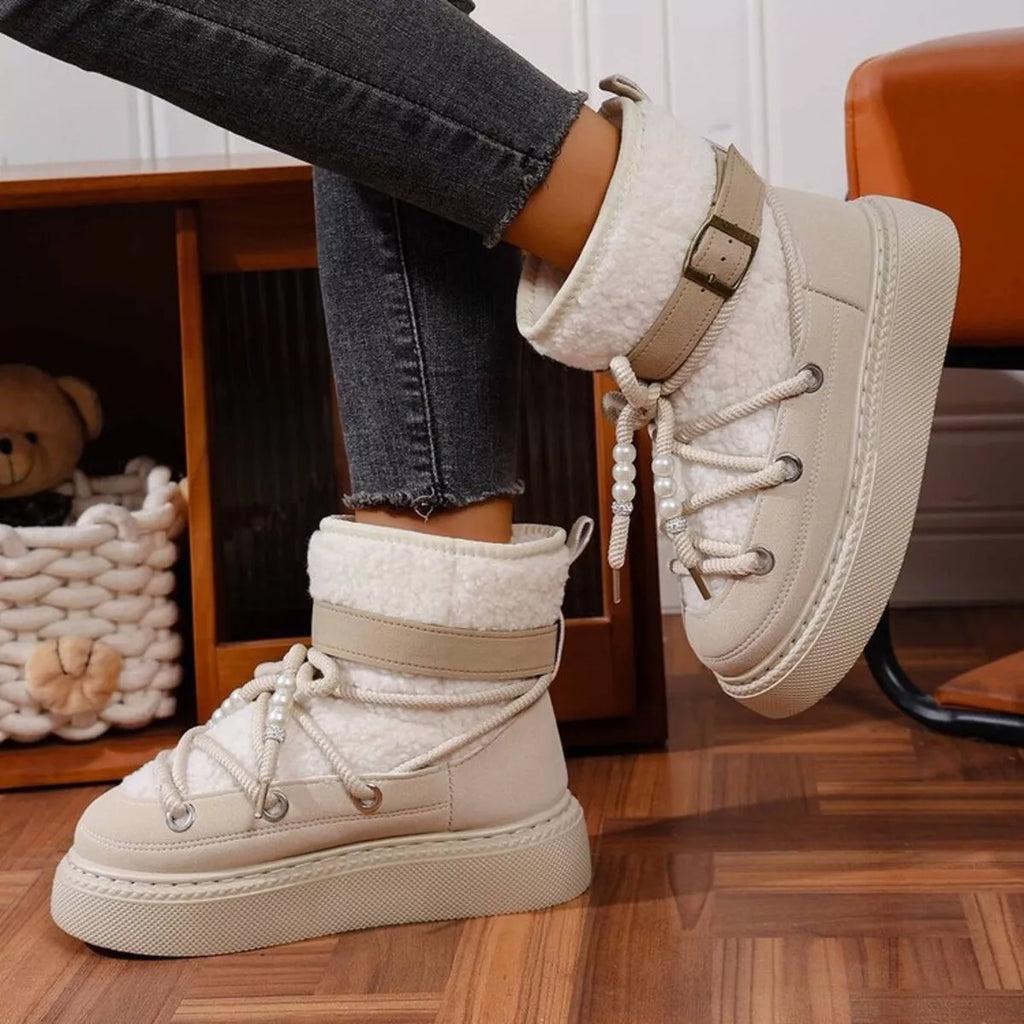 Lace Up Platform Boots