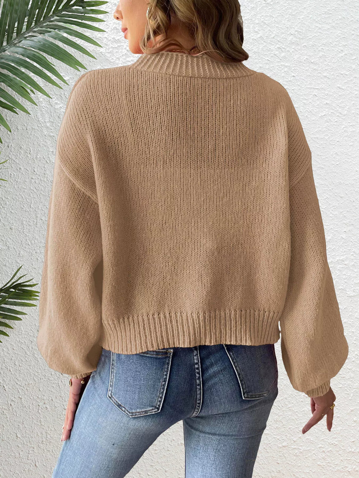 Bow-Tie Open Front Knit Cardigan