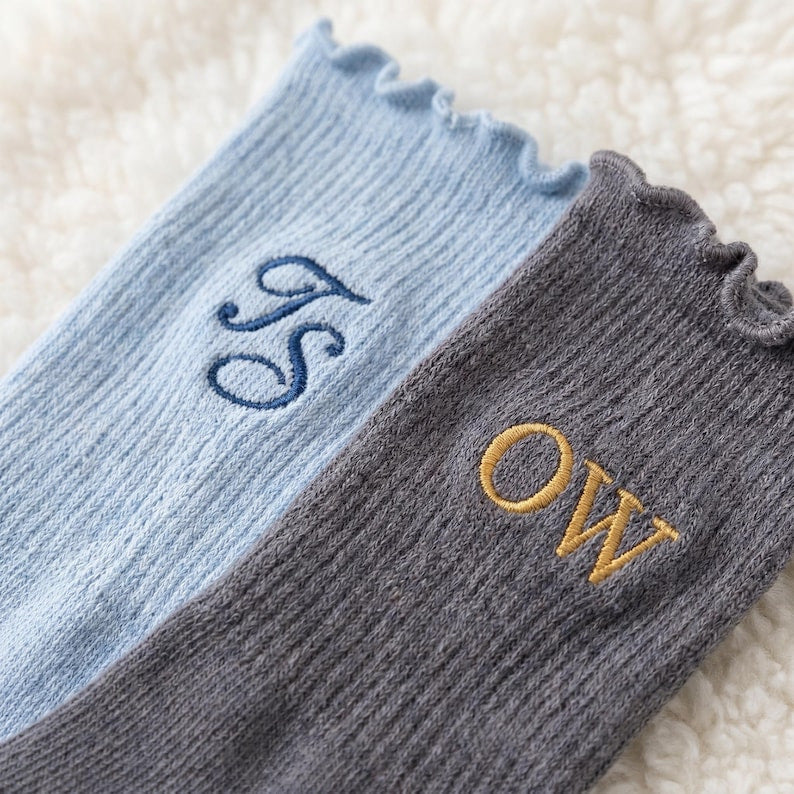 Embroidered Yoga Socks For Children
