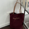 Corduroy Tote Bag