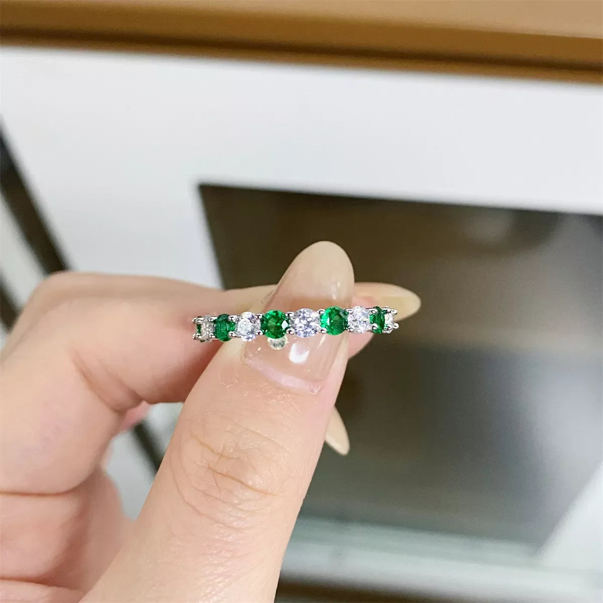 925 Sterling Silver Diamond Ring