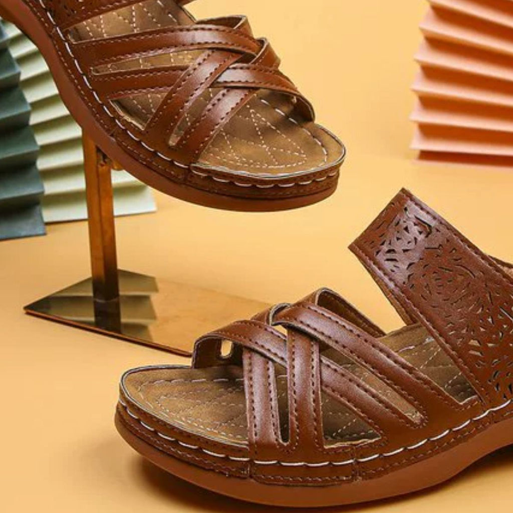 Open Toe Wedge Sandals