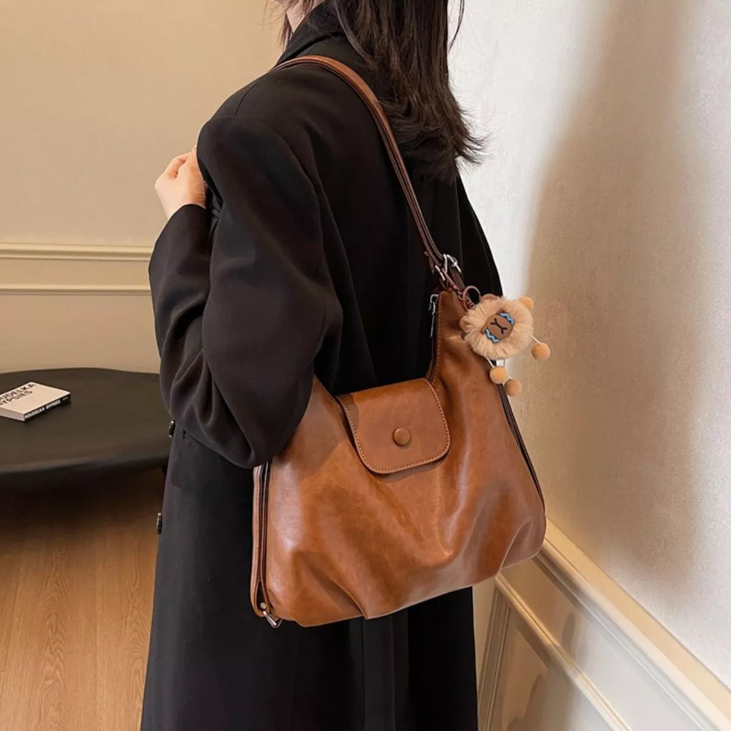 PU Leather Shoulder Bag