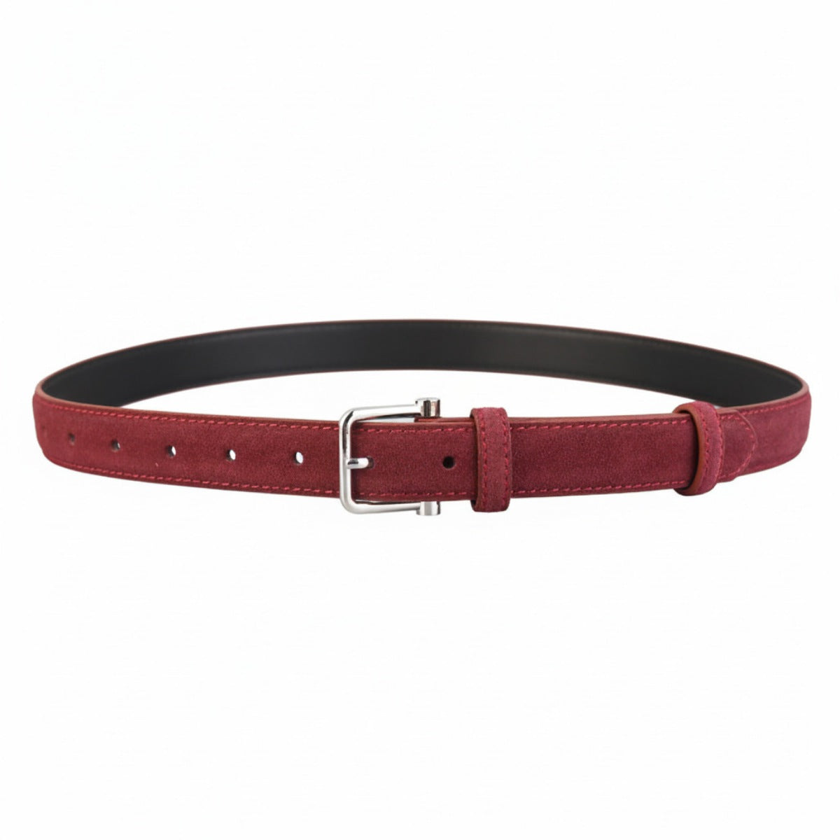 Classic Silver Buckle Belt
