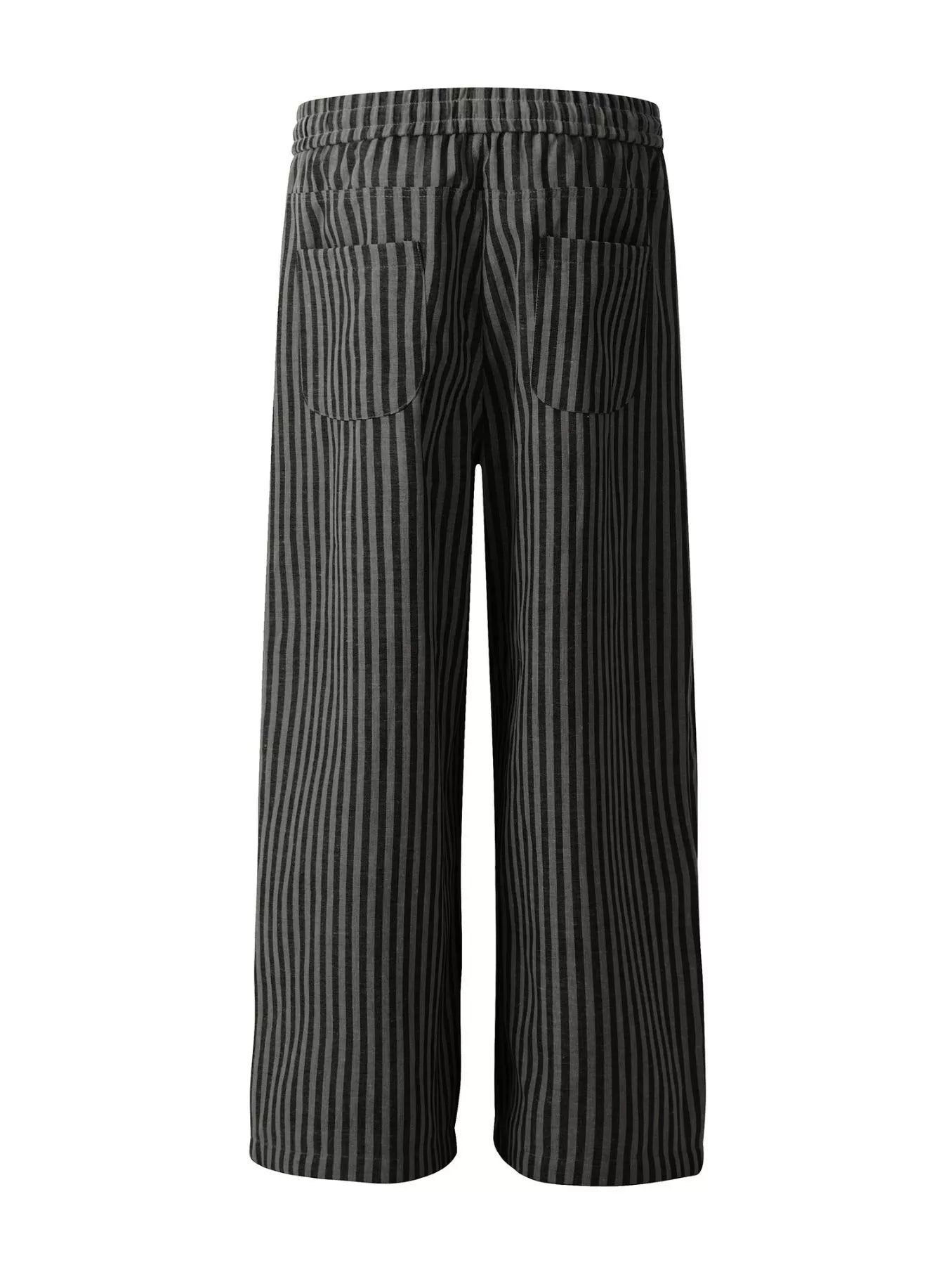 Men's Striped Casual Drawstring Pants