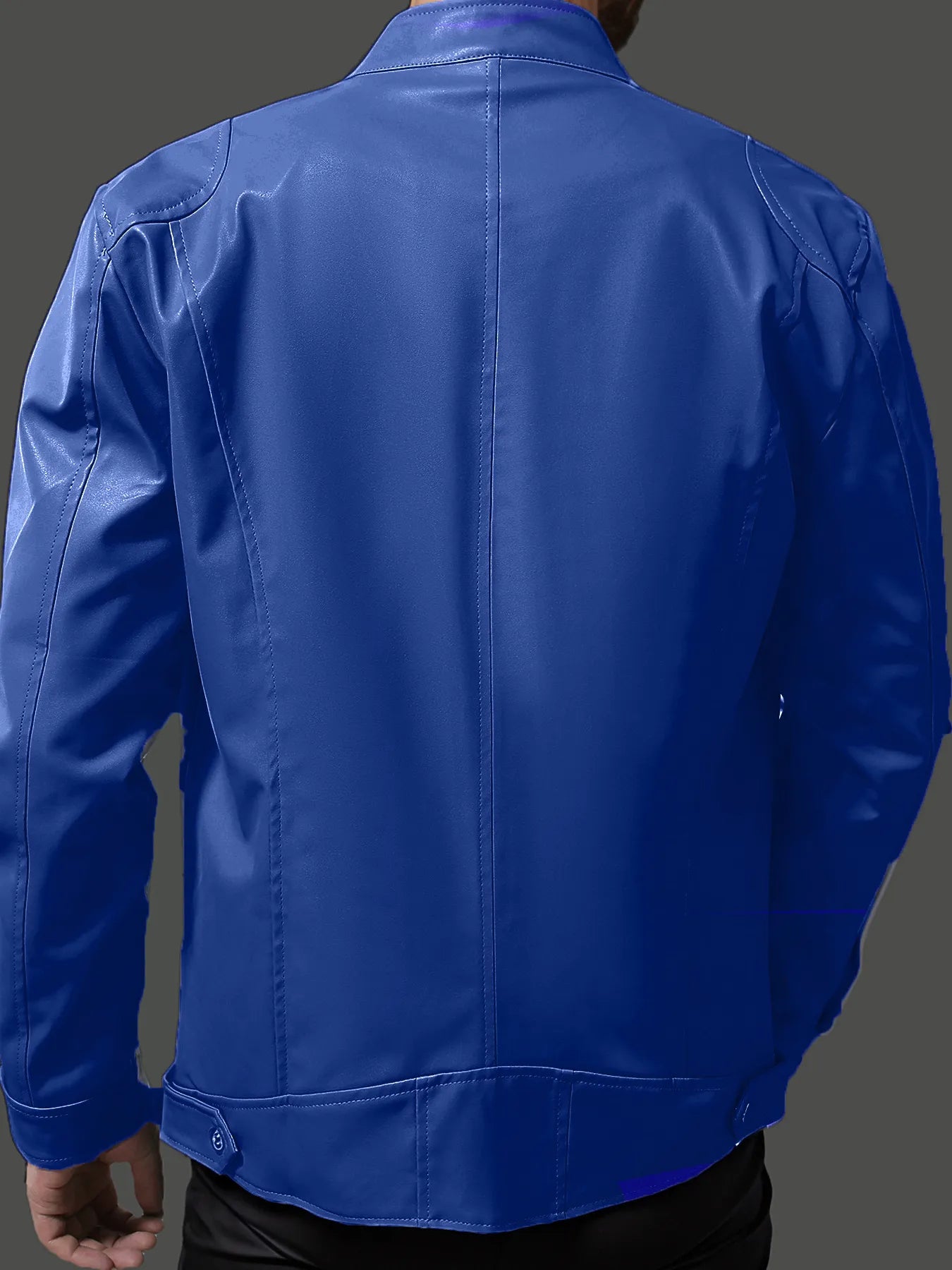 Men's Full Size Zip Up Long Sleeve Jacket Plus Size