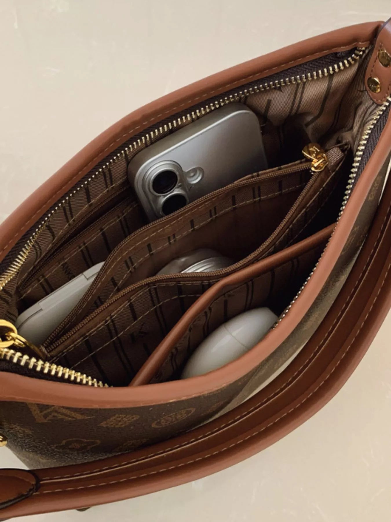 Monogram Pattern Shoulder Bag