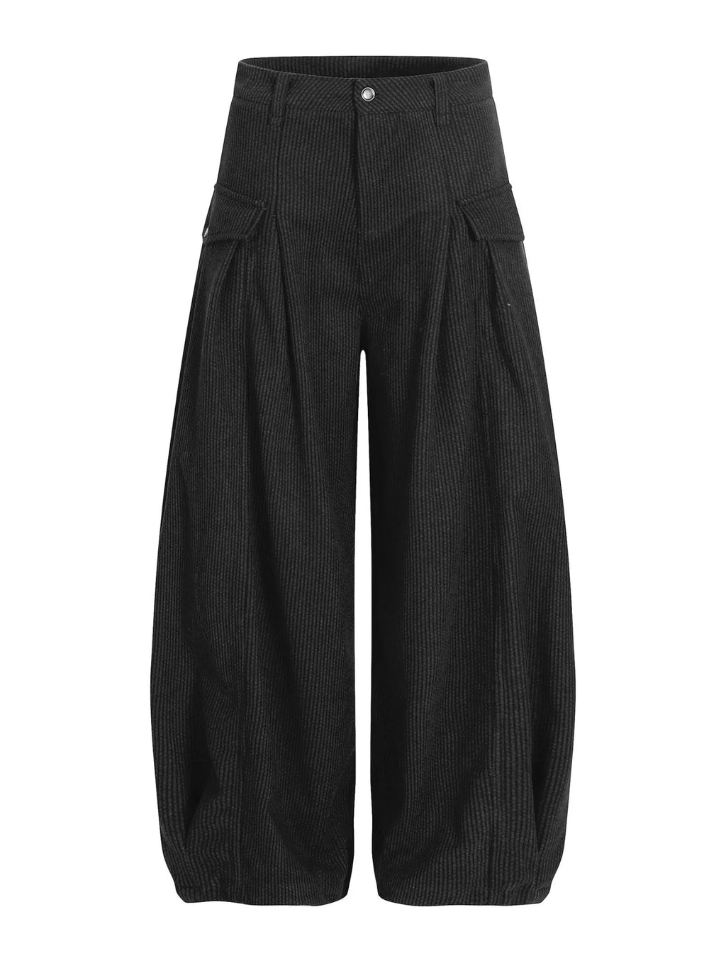 Men's Wide Leg Pleated Pants