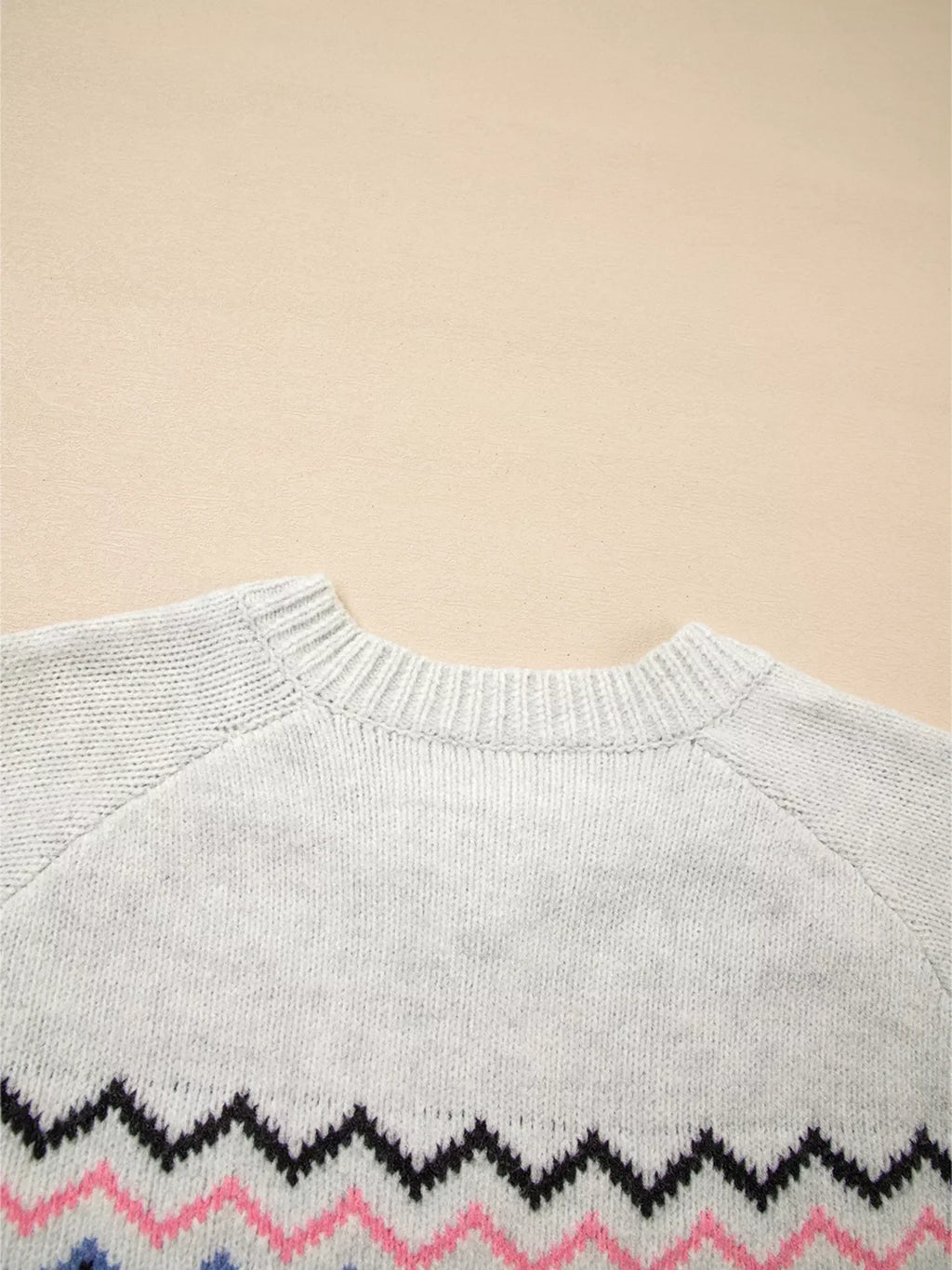 Stripe Geometric Button Up Sweater Cardigan