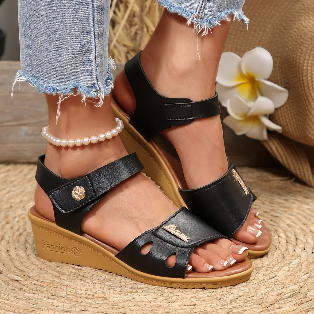 Open Toe Wedge Sandals