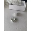 Versatile Smooth-surface Chubby Minimalist Ring For Stacking