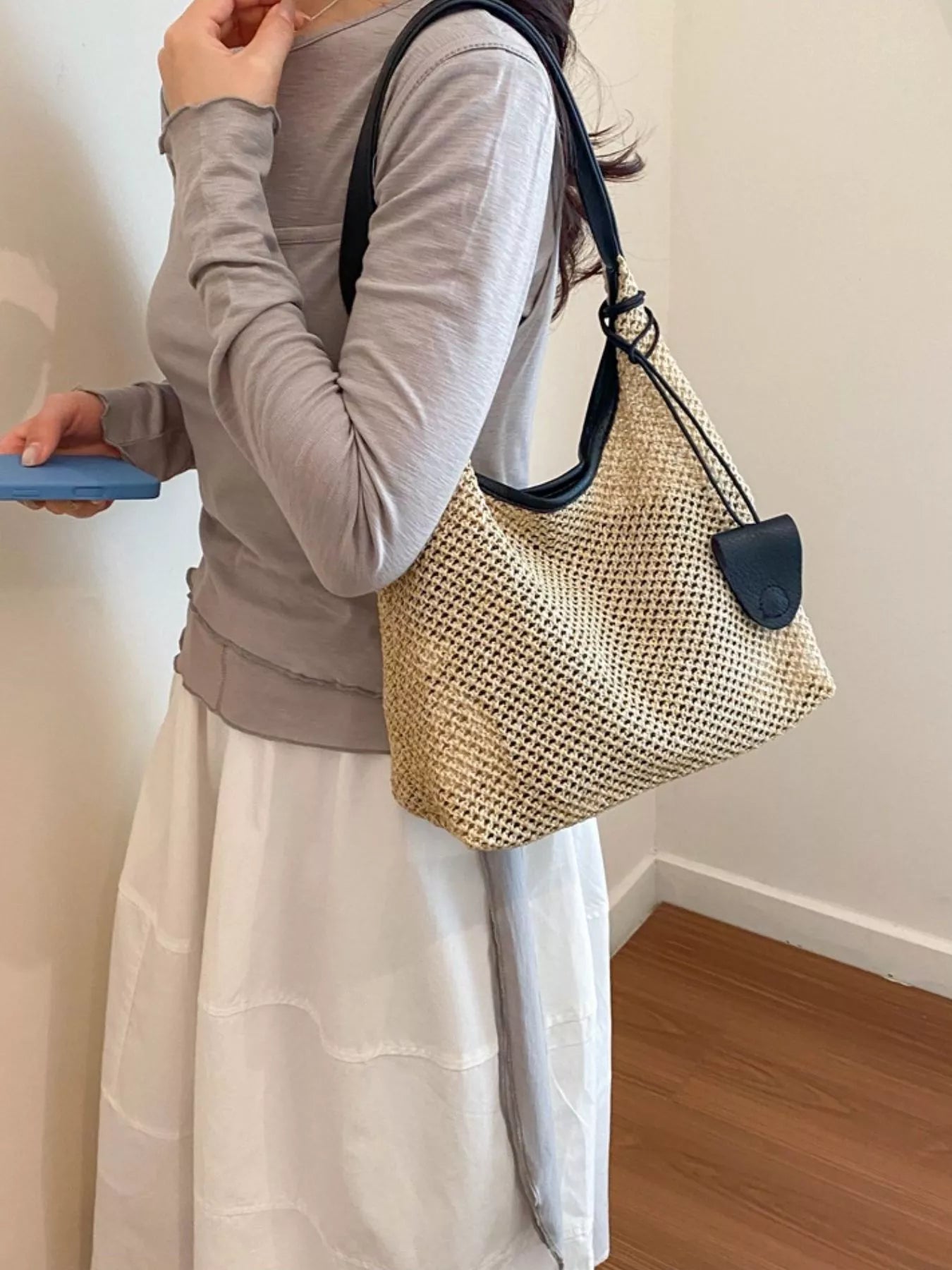 Straw Woven Shoulder Bag