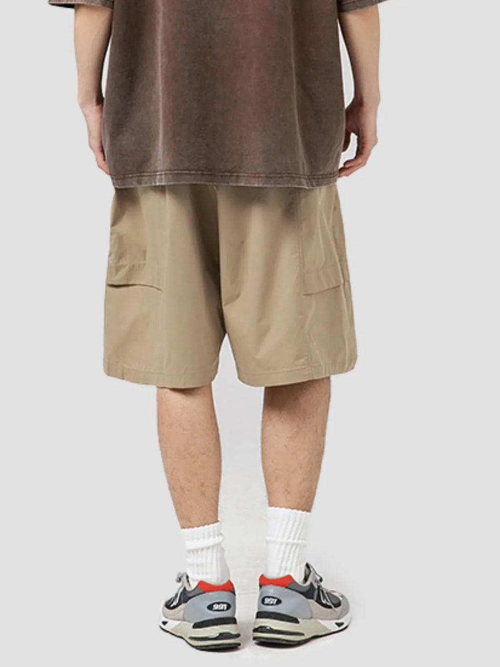 Men's Plus Size Pocketed Shorts